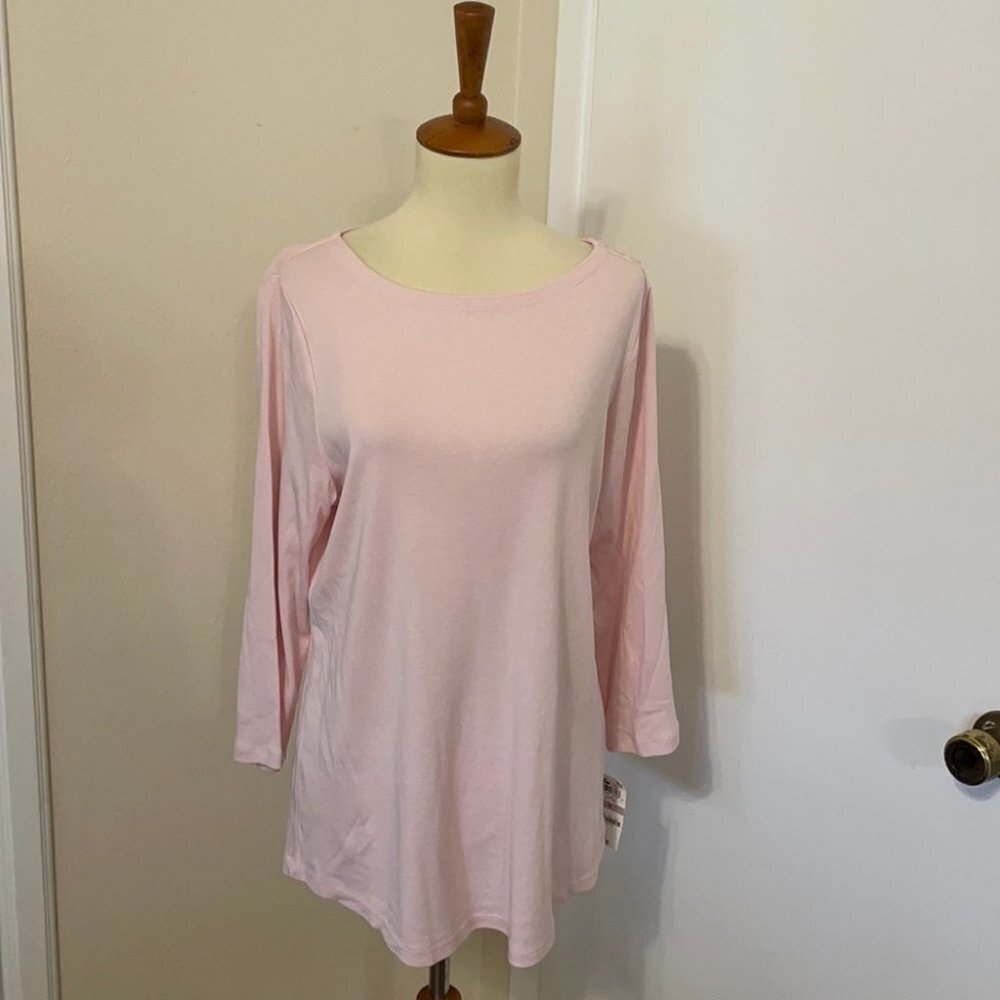 1X Charter Club Pima Cotton Top D06 5264